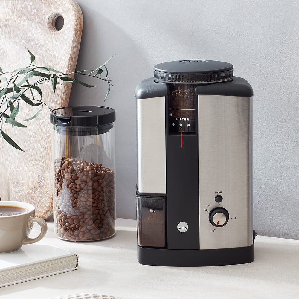 Wilfa Svart Coffee Grinder (Silver) - Balance Coffee